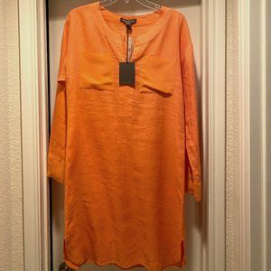 Tommy Bahama Linen Shift Dress in Coral